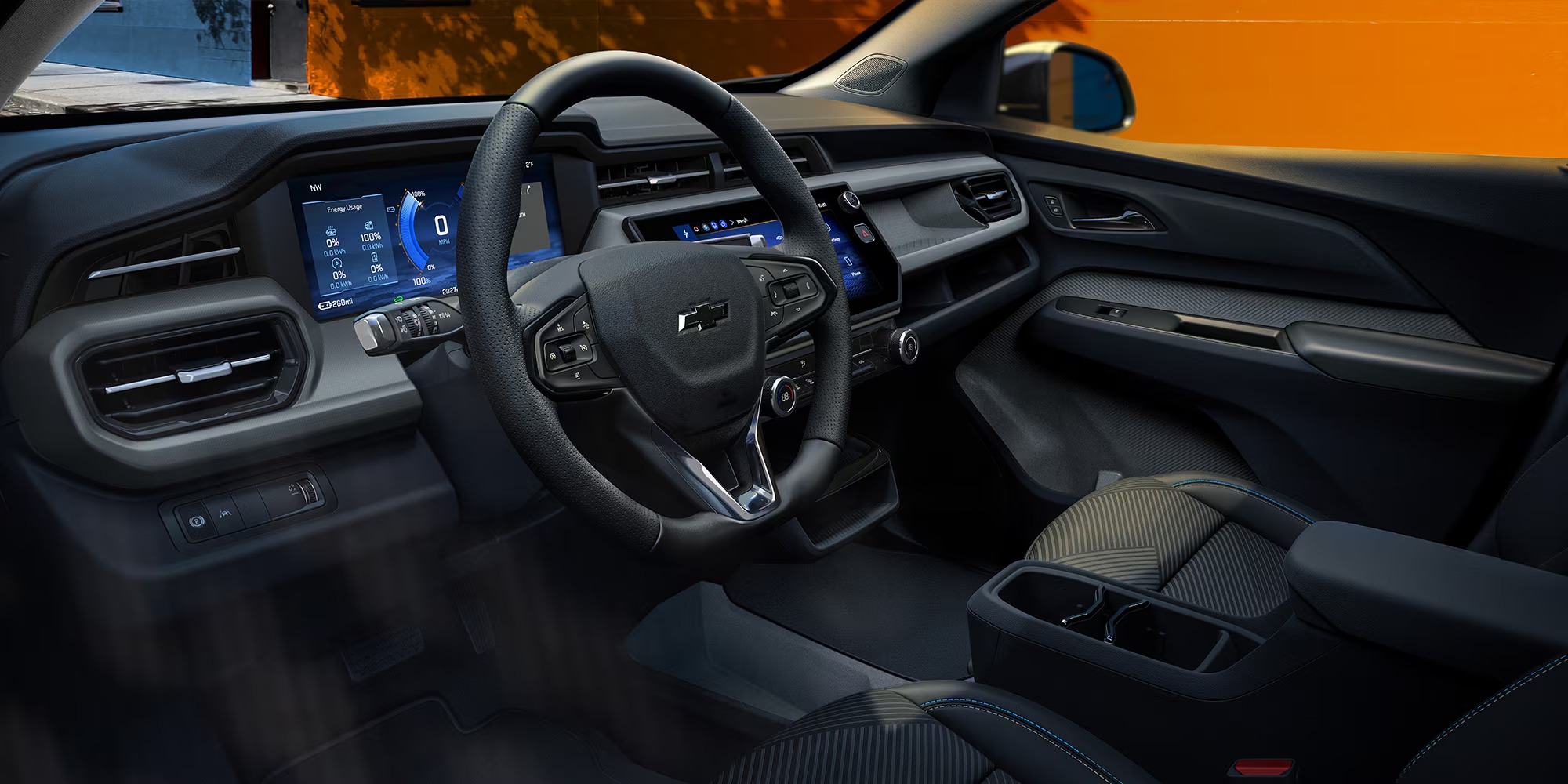 2027 Chevy Bolt interior with 11-inch driver display and 11.3-inch touchscreen