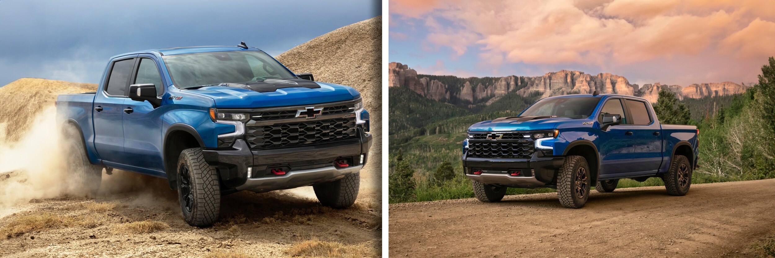 2025 Silverado off-roading on mountain