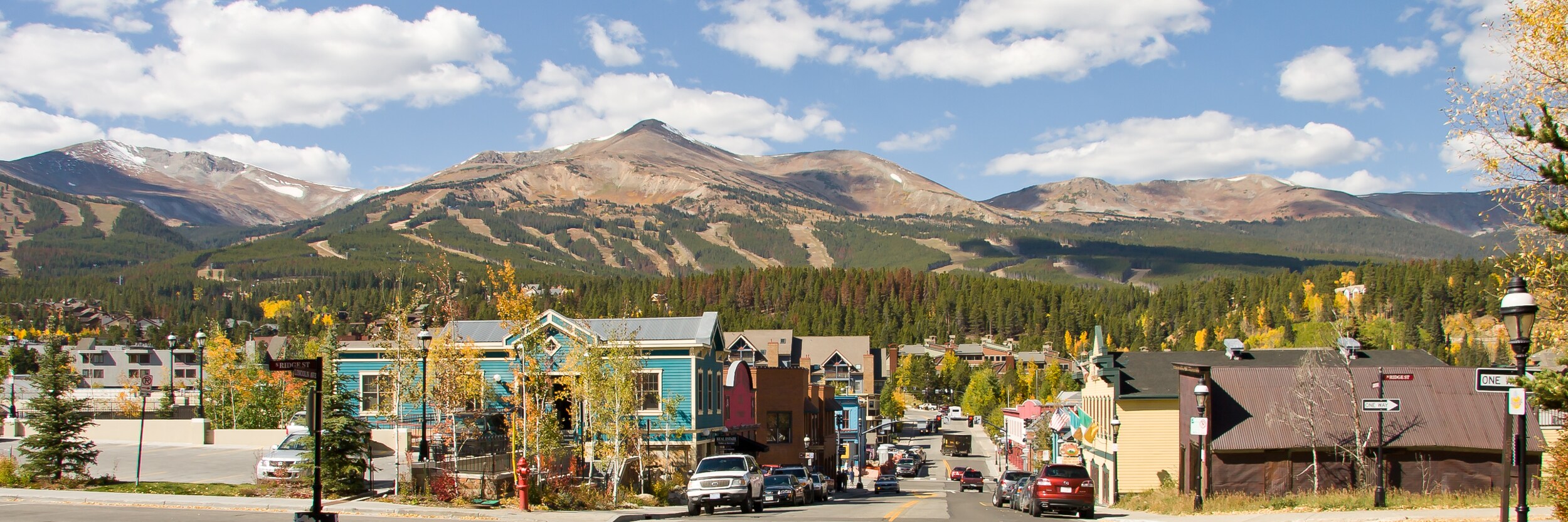 A Summer view of Breckenridge from downtown.