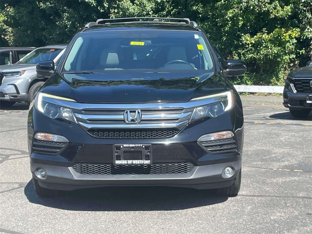 Used 2016 Honda Pilot EX-L with VIN 5FNYF6H55GB051607 for sale in Westport, CT