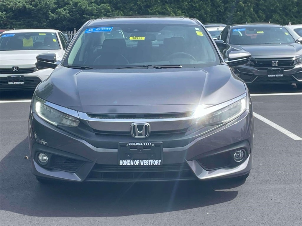 Certified 2016 Honda Civic Touring with VIN 19XFC1F97GE204177 for sale in Westport, CT