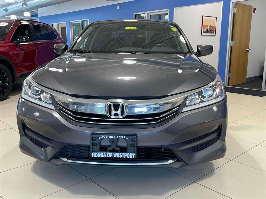 Certified 2016 Honda Accord LX with VIN 1HGCR2F38GA092173 for sale in Westport, CT