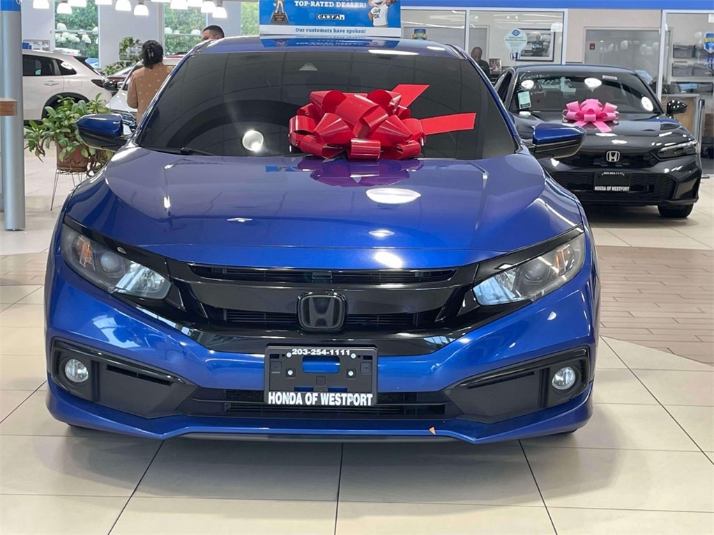 Certified 2019 Honda Civic Sport with VIN 2HGFC2F81KH516927 for sale in Westport, CT