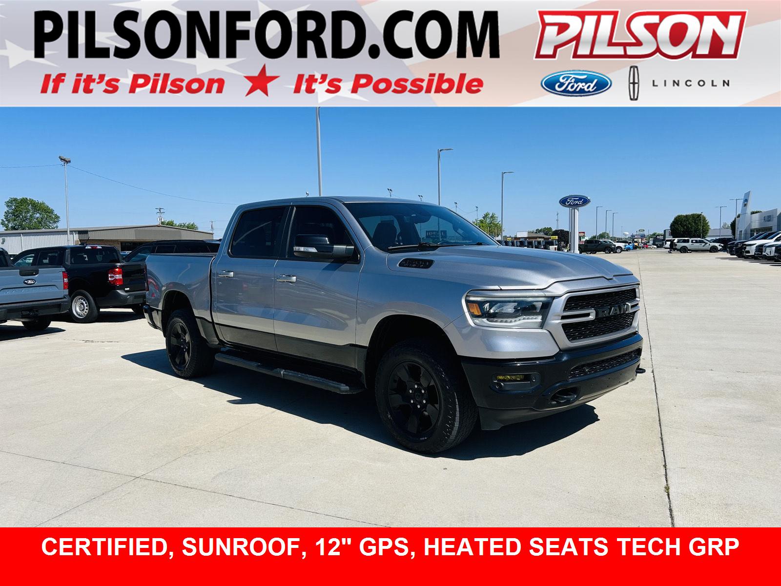 2022 RAM 1500 Big Horn/Lone Star 4x4 Crew Cab 5'7's photo