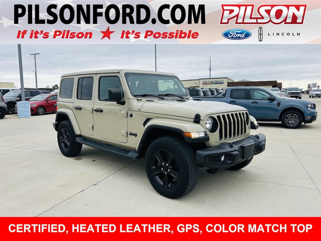 Certified 2022 Jeep Wrangler Unlimited Sahara Altitude SUV