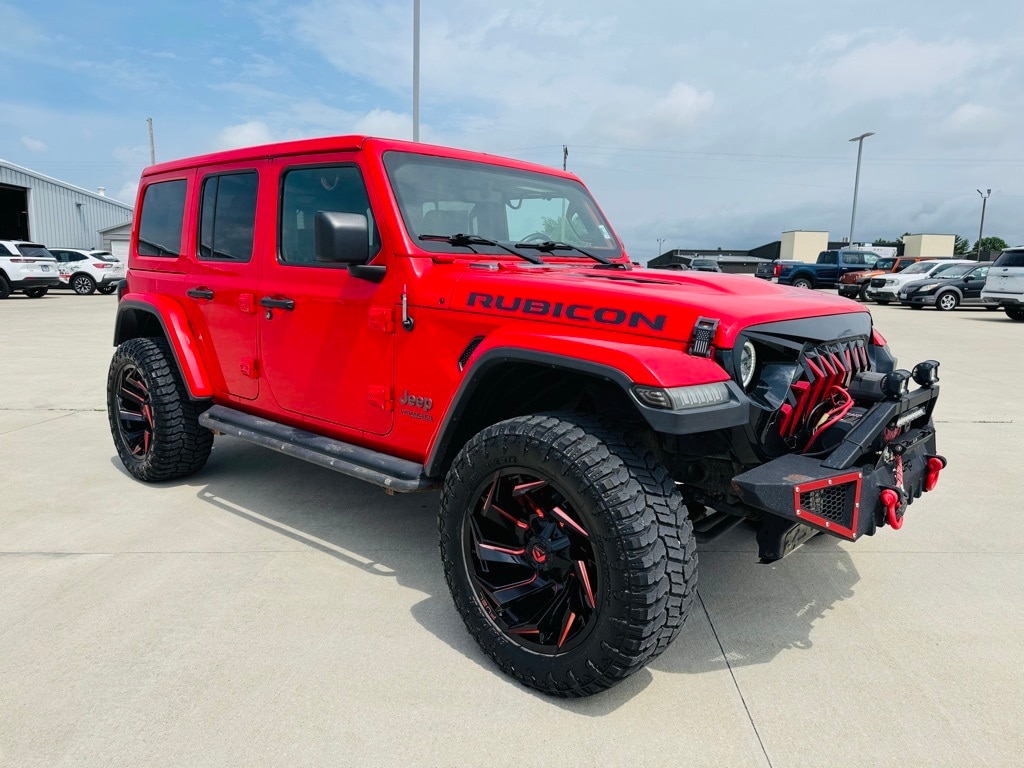 Used 2019 Jeep Wrangler Unlimited Rubicon with VIN 1C4HJXFG9KW543957 for sale in Mattoon, IL