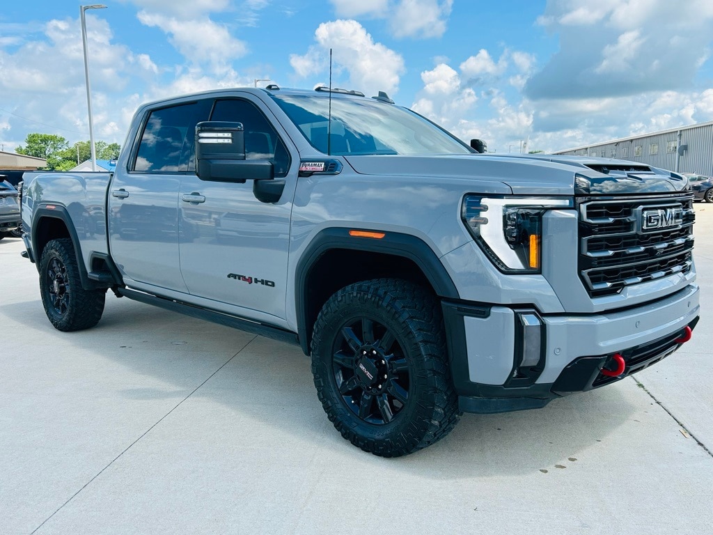 Used 2024 GMC Sierra 3500HD AT4 with VIN 1GT49VEY5RF379414 for sale in Mattoon, IL