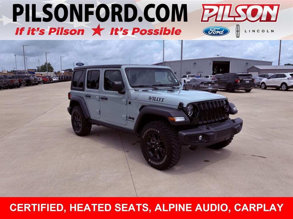 Certified 2023 Jeep Wrangler Willys SUV