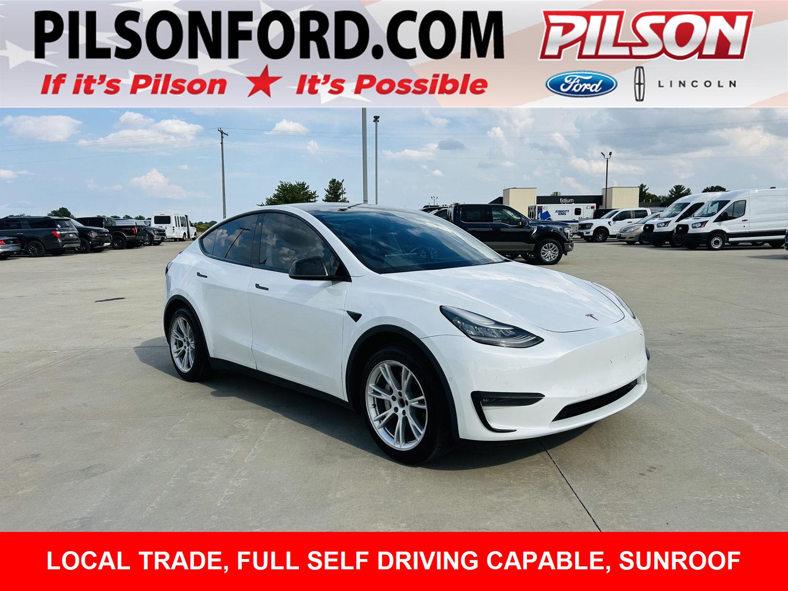Used 2020 Tesla Model Y Long Range with VIN 5YJYGDEE8LF006502 for sale in Mattoon, IL