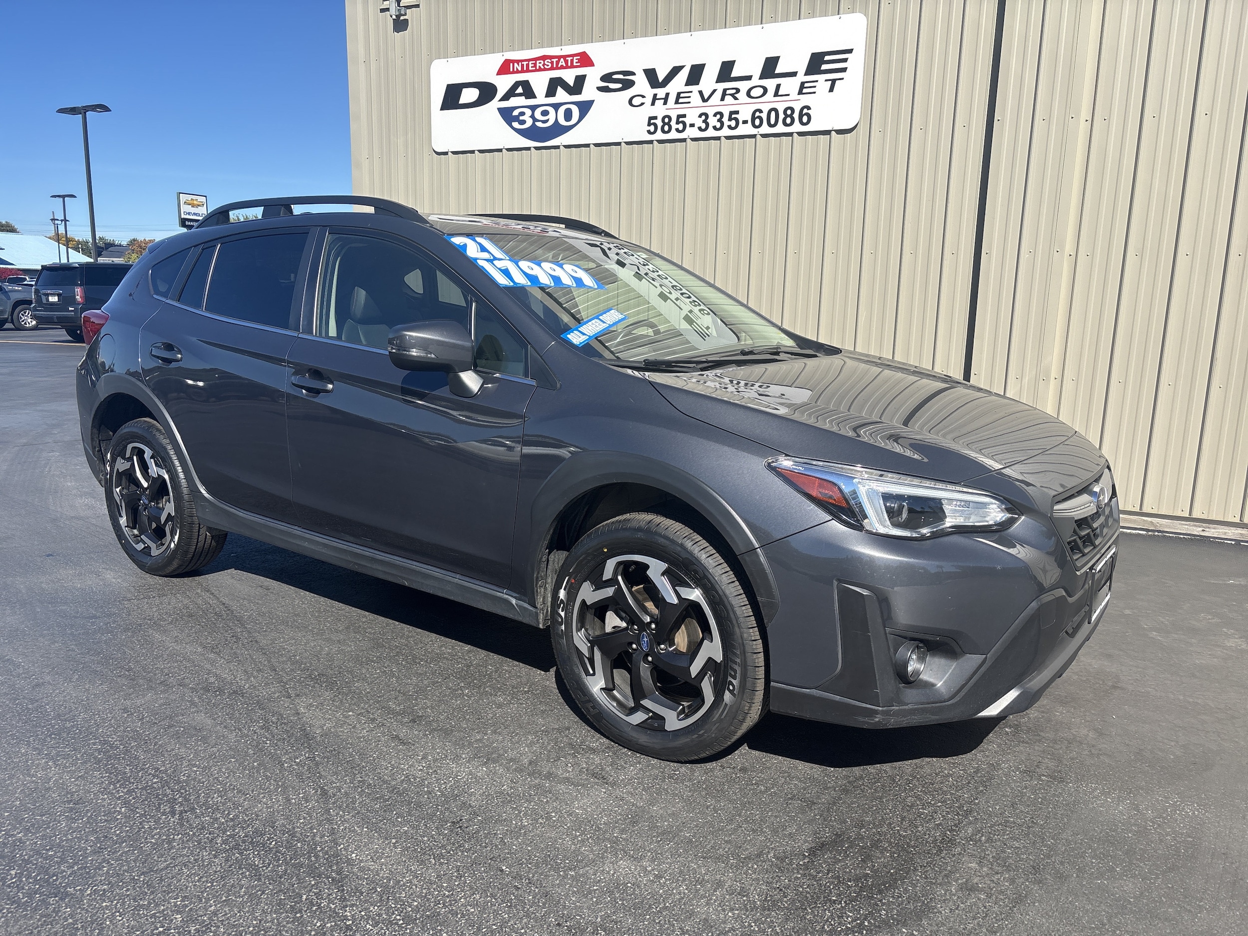 Used 2021 Subaru Crosstrek Limited with VIN JF2GTHNC6M8290969 for sale in Dansville, NY