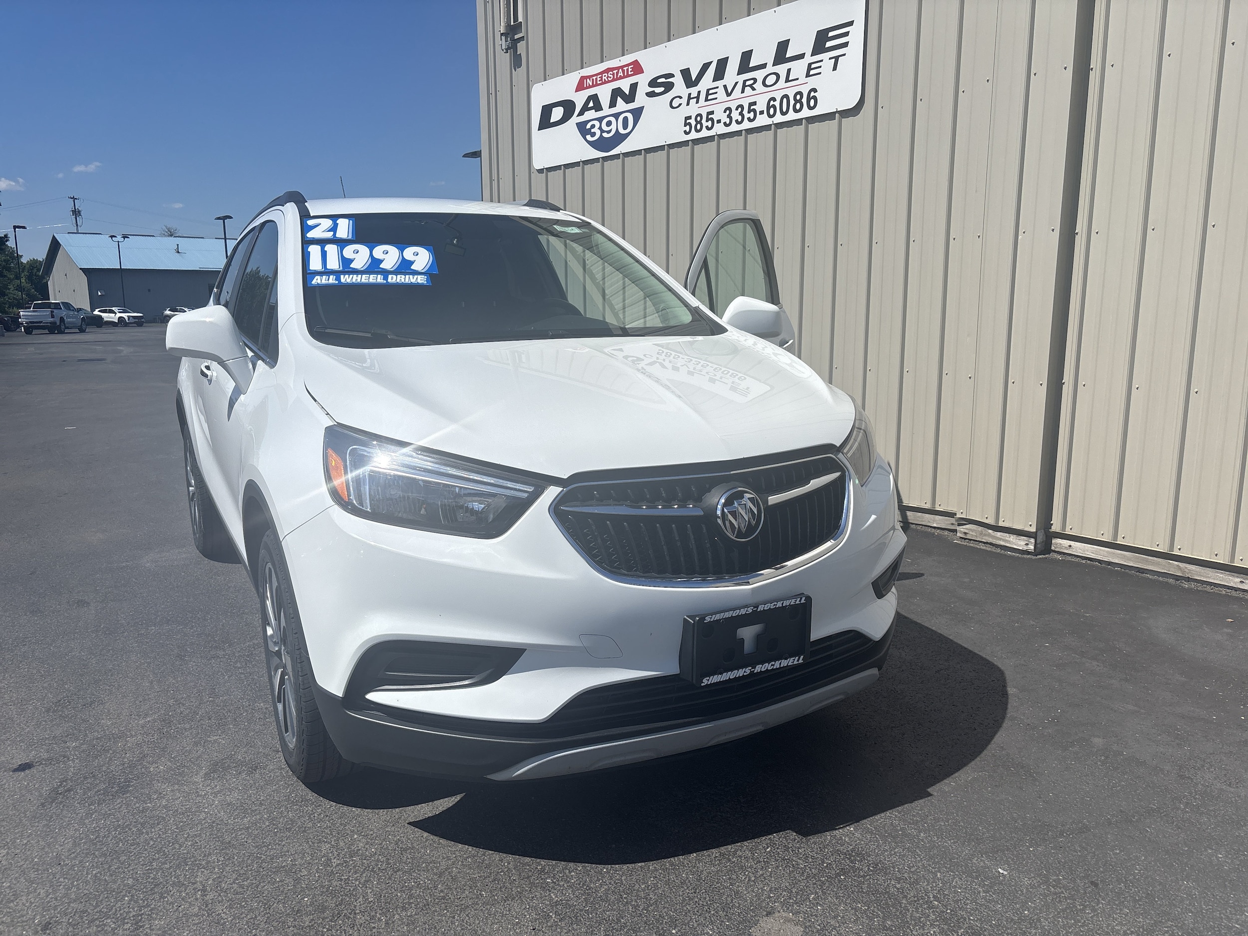 Used 2021 Buick Encore Preferred with VIN KL4CJESB7MB344385 for sale in Dansville, NY