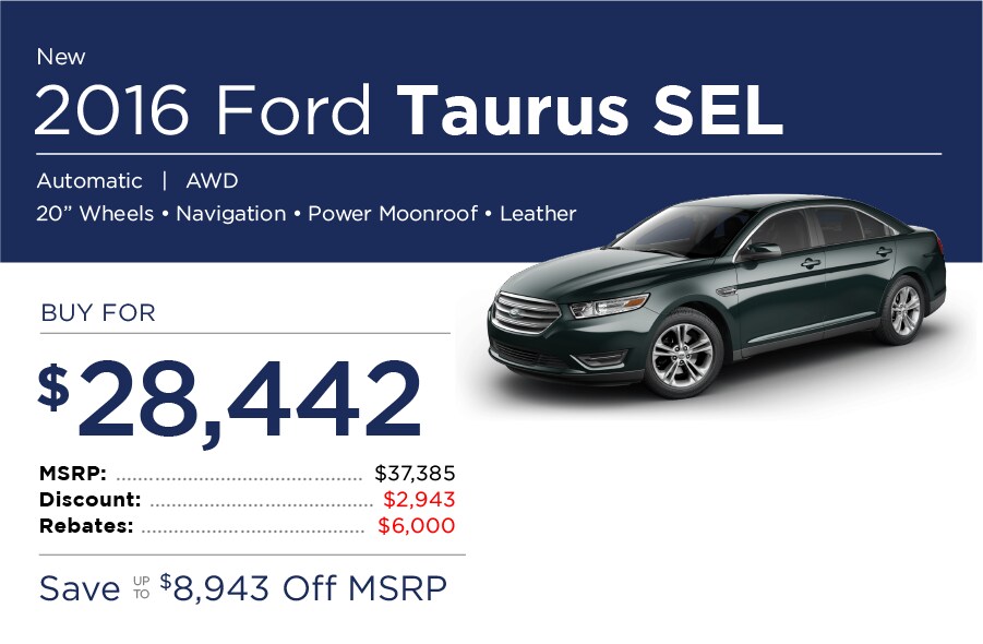 Ford Taurus Special Offer