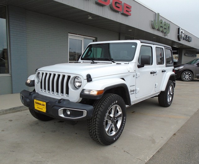 Used 2018 Jeep All-New Wrangler Unlimited Sahara with VIN 1C4HJXEN0JW328756 for sale in Sauk Centre, Minnesota
