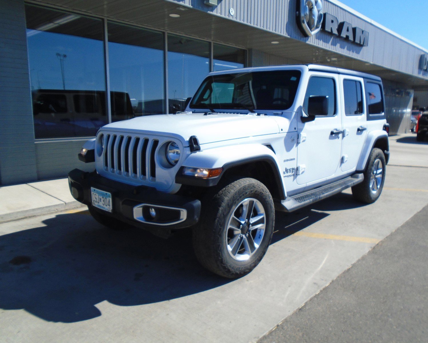 Used 2018 Jeep All-New Wrangler Unlimited Sahara with VIN 1C4HJXEN0JW328756 for sale in Sauk Centre, Minnesota