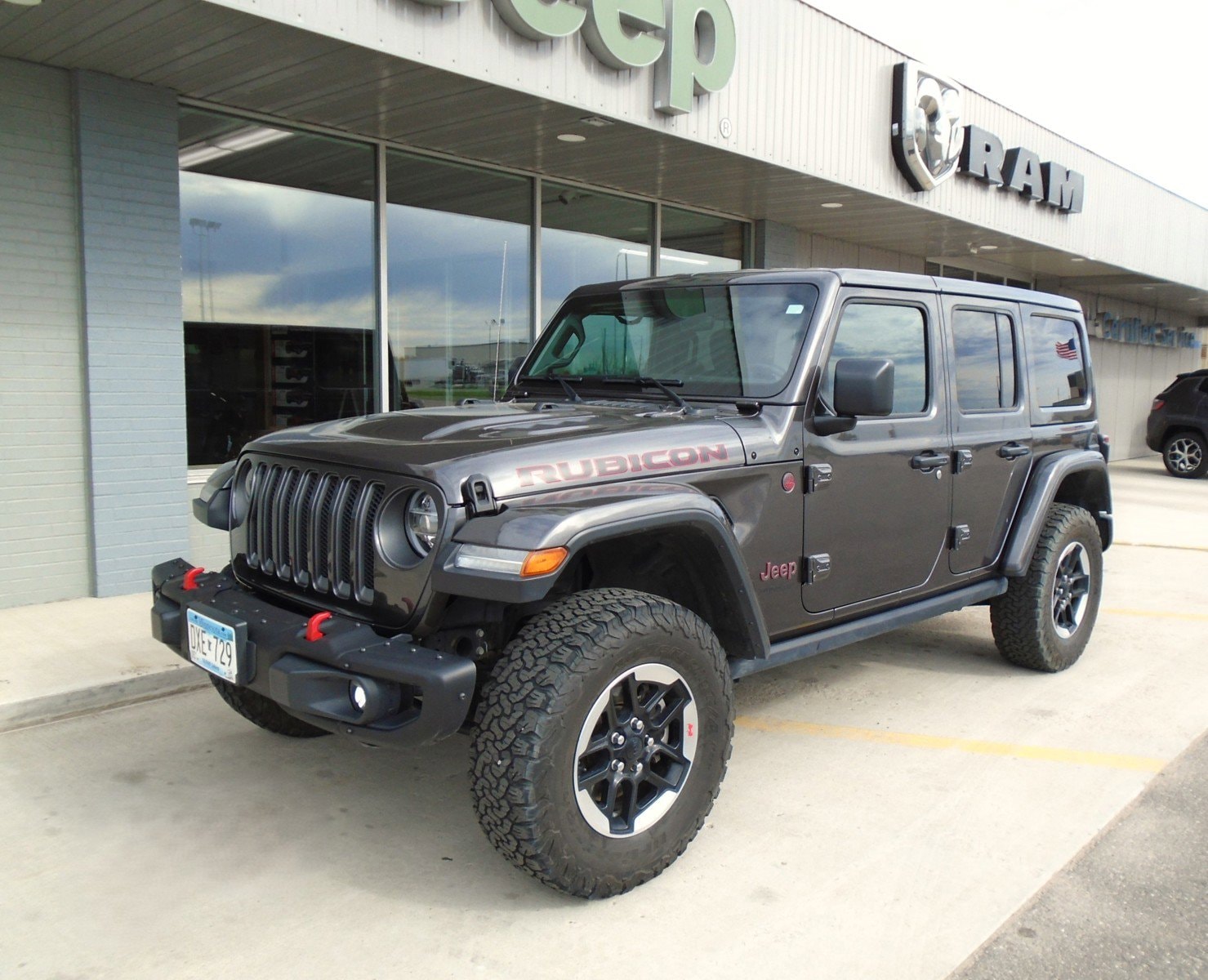 Used 2020 Jeep Wrangler Unlimited Rubicon with VIN 1C4HJXFG6LW108010 for sale in Sauk Centre, Minnesota