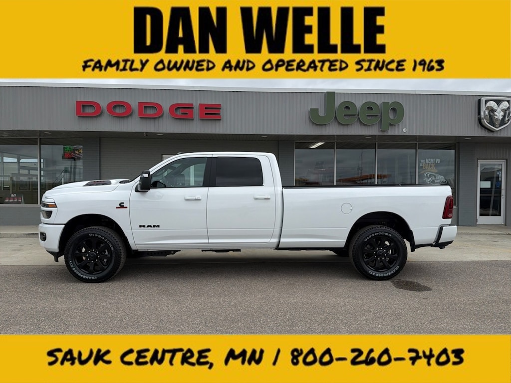 New 2026 Ram 3500 LARAMIE CREW CAB 4X4 8' BOX Pickup