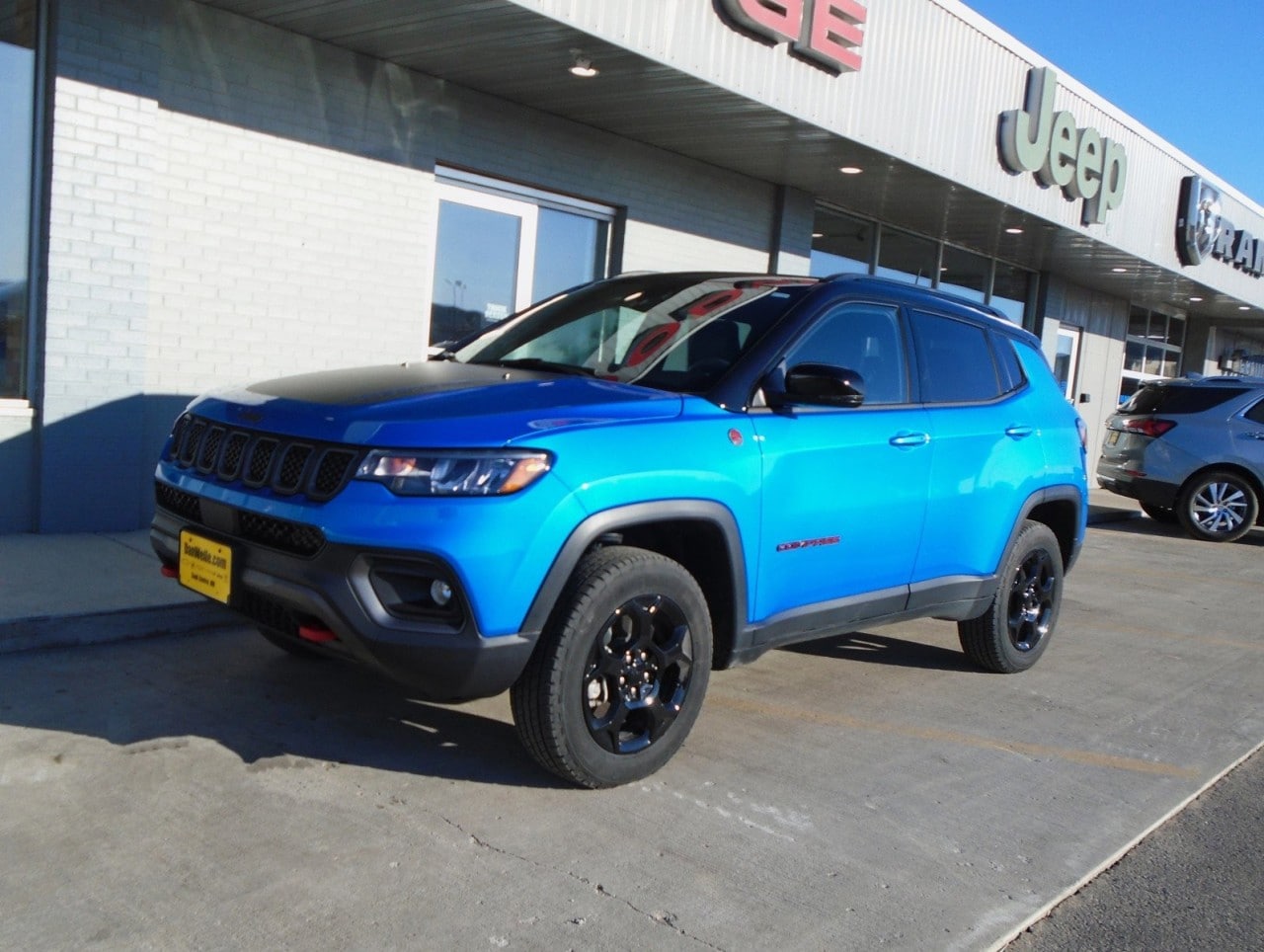 Certified 2023 Jeep Compass Trailhawk with VIN 3C4NJDDN2PT542293 for sale in Sauk Centre, Minnesota