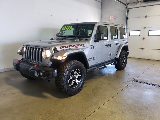 Used 2021 Jeep Wrangler Unlimited Rubicon with VIN 1C4HJXFG6MW708639 for sale in Tipton, IN