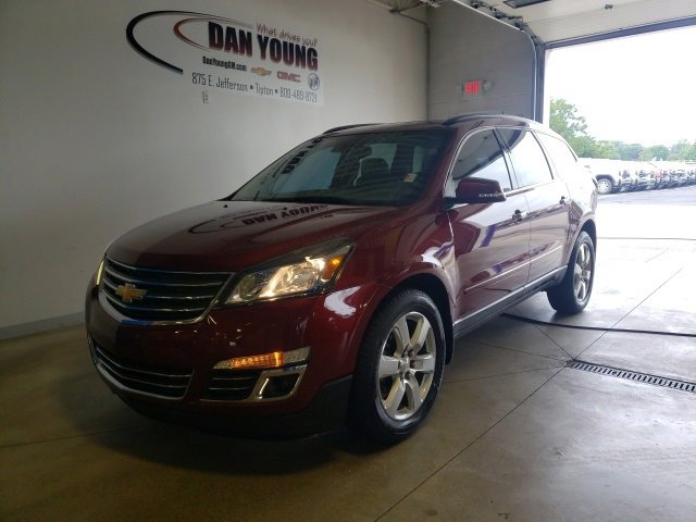 Used 2016 Chevrolet Traverse LTZ with VIN 1GNKRJKD3GJ289083 for sale in Tipton, IN