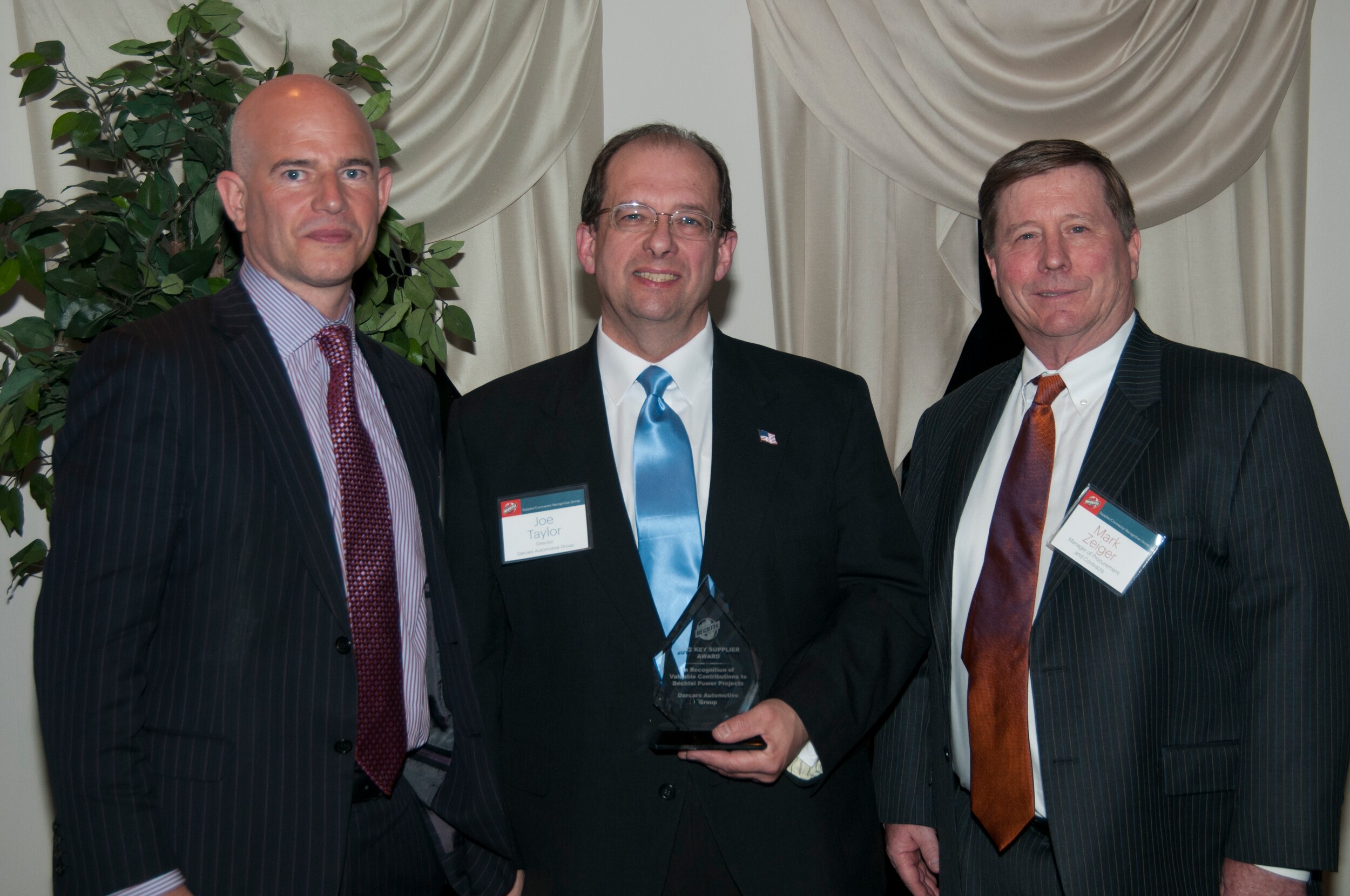 2013 Bechtel Subcontractor and Supplier Awards.JPG