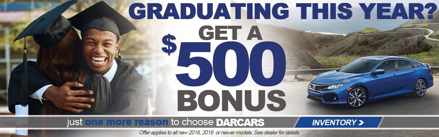Honda Financial Services Account >> Darcars Honda Offers Recent College Graduates Savings On New Honda Honda Financial Services Account >> Darcars Honda Offers Recent College Graduates Savings On New Honda