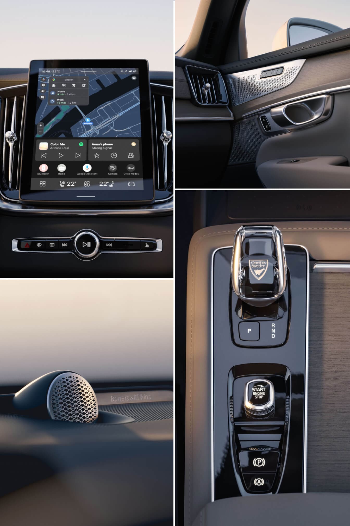 Volvo XC90 PHEV Interior Features