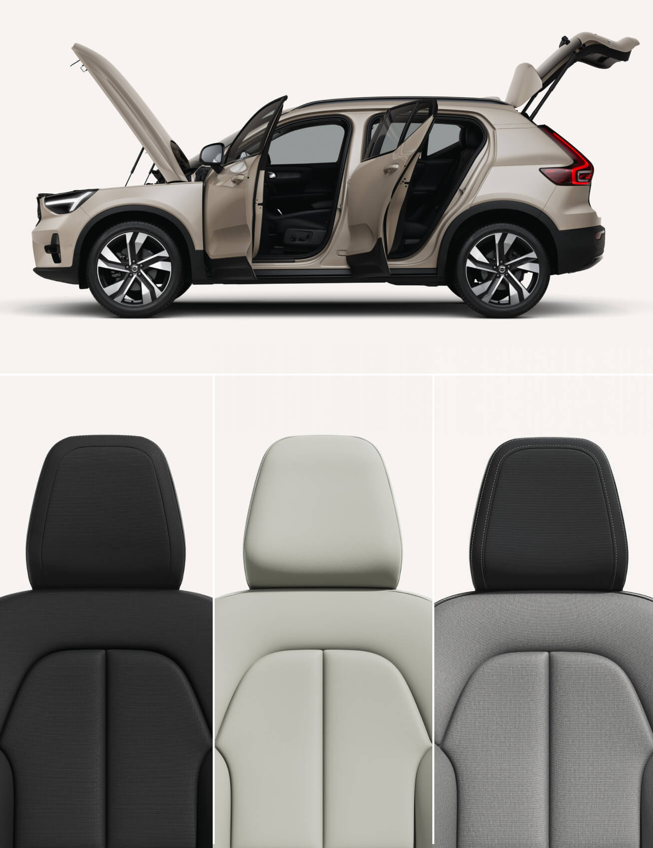 2026 Volvo XC40 Interior Colors and Design