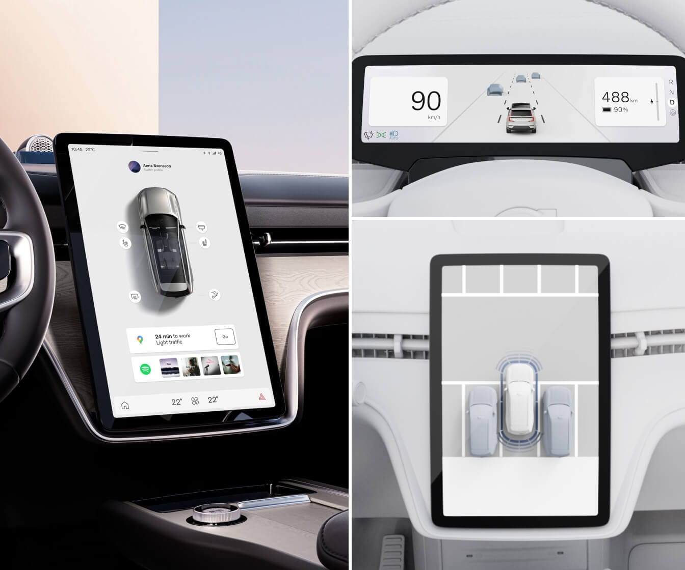 Volvo EX90 Interior Technology and Safety