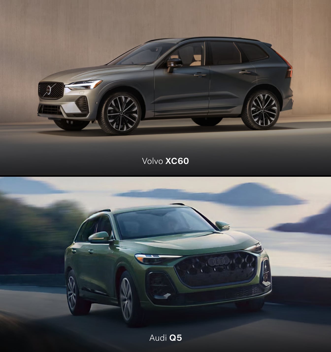 Volvo XC60 vs. Audi Q5