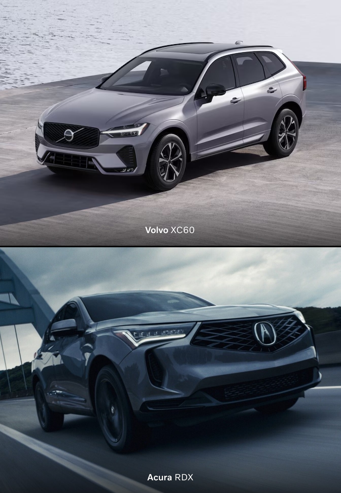 Volvo XC60 vs. Acura RDX: Engine Specs