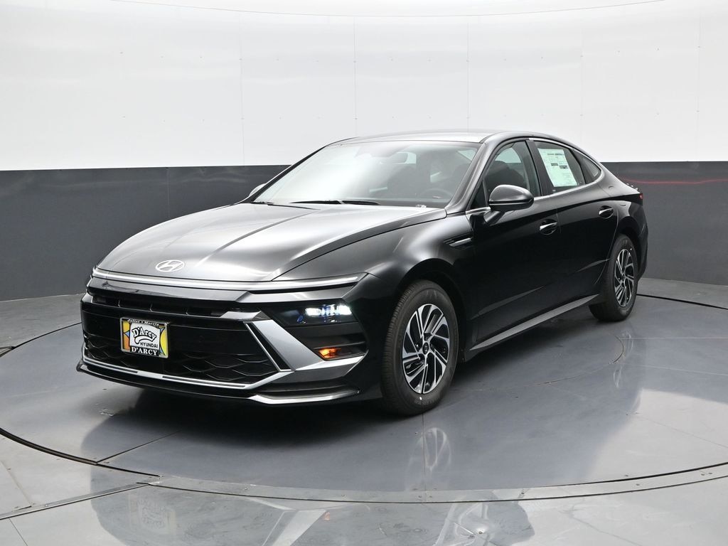 New 2026 Hyundai Sonata Hybrid Blue Sedan