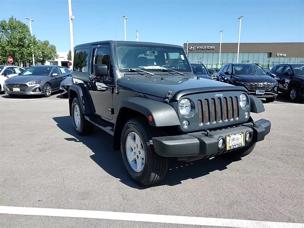 Used 2016 Jeep Wrangler Sport S with VIN 1C4AJWAGXGL339602 for sale in Joliet, IL