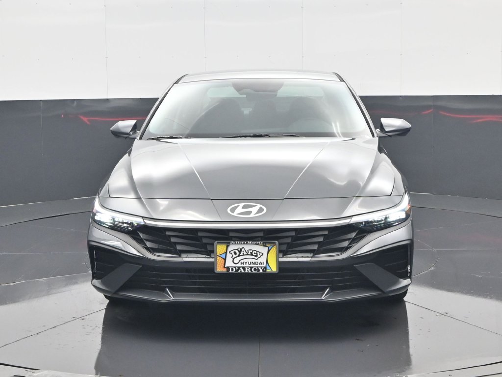 New 2026 Hyundai Elantra Hybrid Blue Sedan