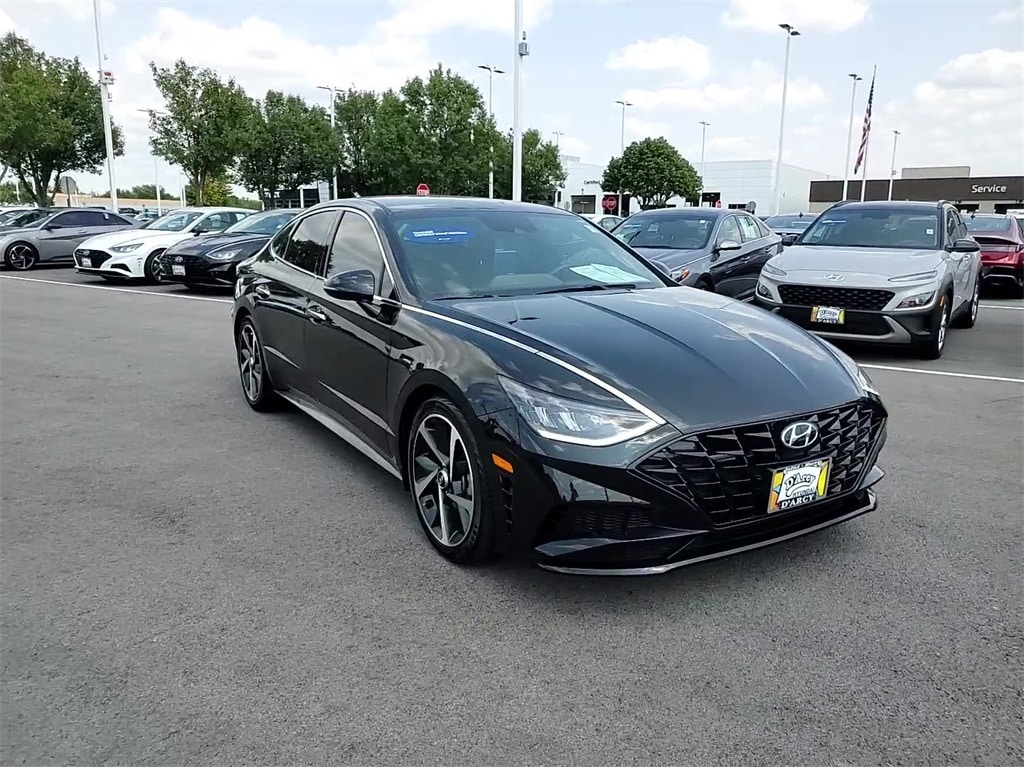 Certified 2021 Hyundai Sonata SEL Plus with VIN 5NPEJ4J23MH099299 for sale in Joliet, IL