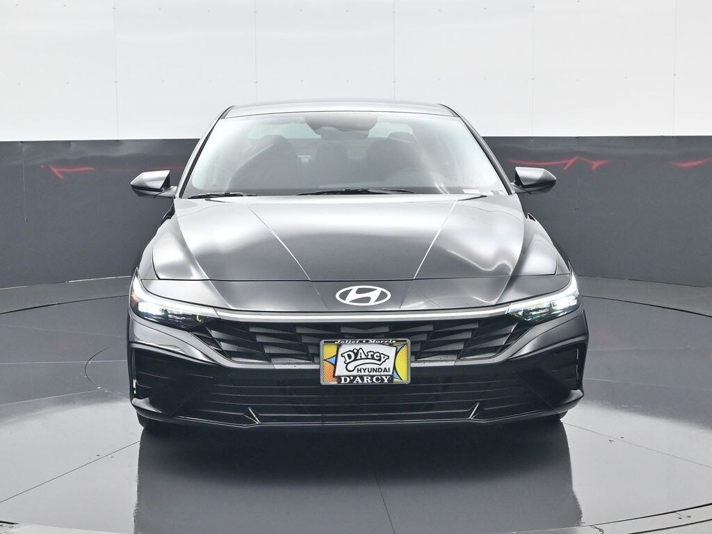 New 2026 Hyundai Elantra Hybrid Blue Sedan