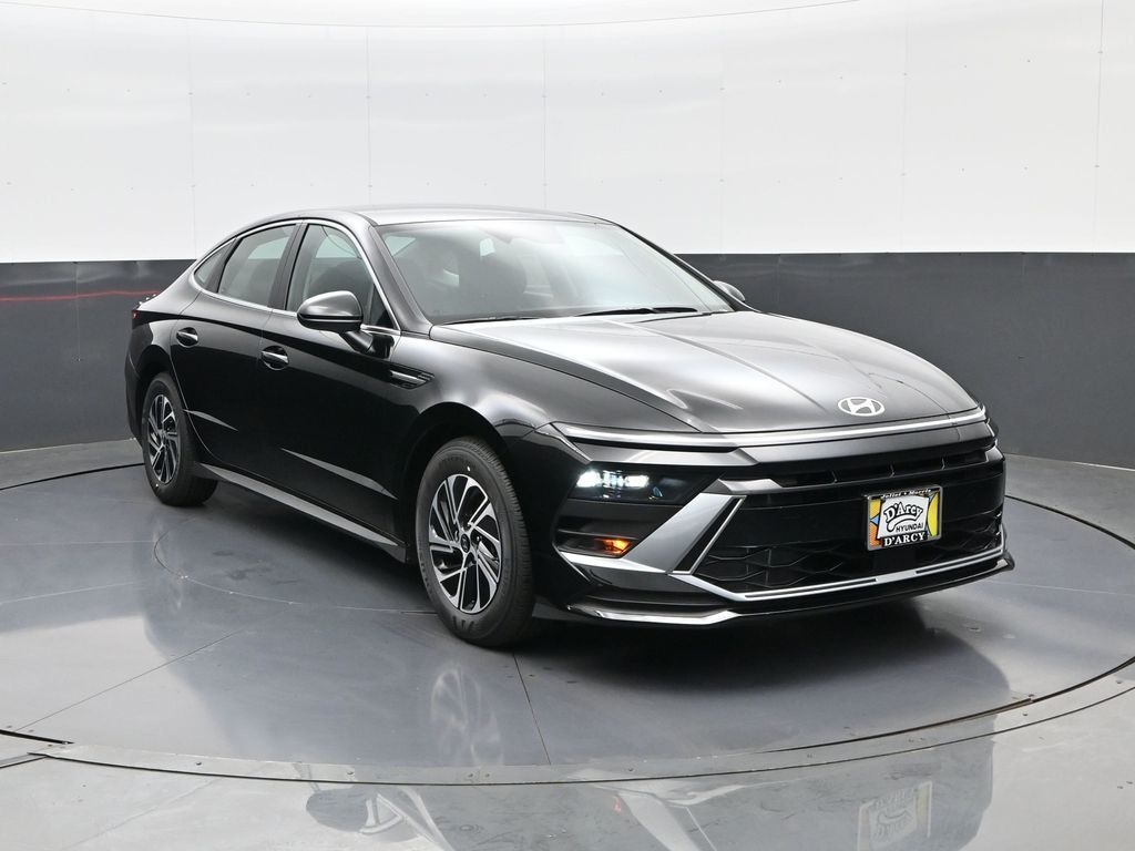 New 2026 Hyundai Sonata Hybrid Blue Sedan