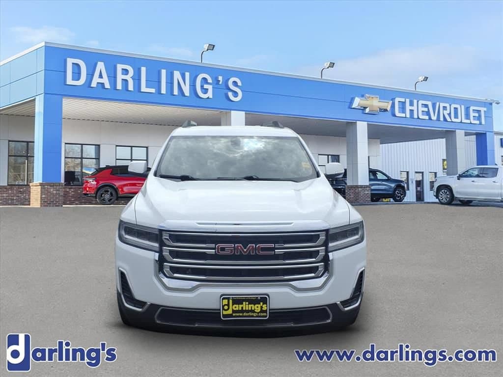 Used 2020 GMC Acadia SLE with VIN 1GKKNRLS0LZ230637 for sale in Ellsworth, ME