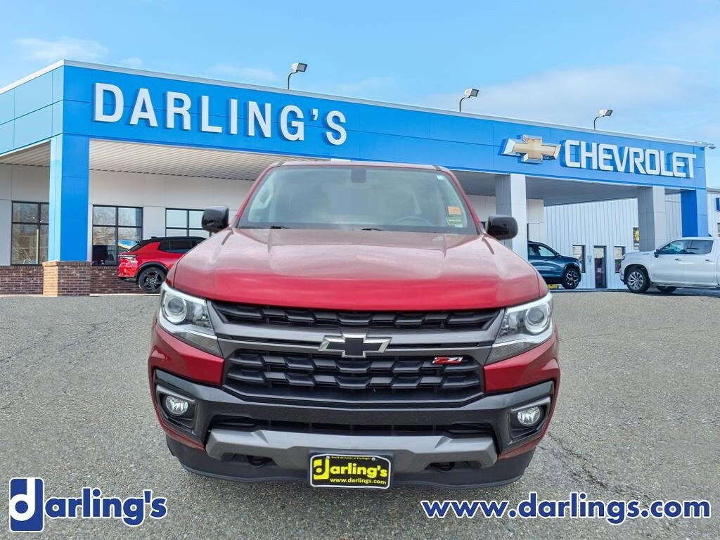 Used 2021 Chevrolet Colorado Z71 with VIN 1GCGTDEN5M1143155 for sale in Ellsworth, ME