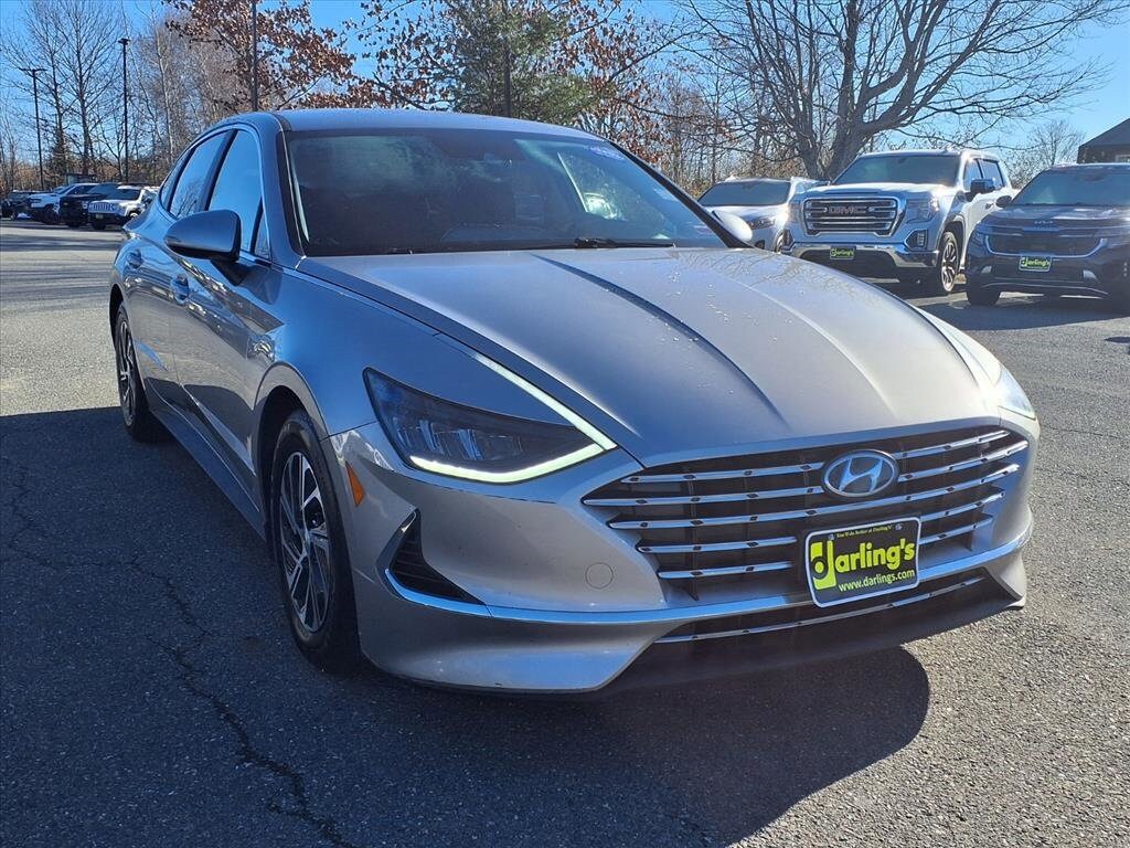 2021 Hyundai Sonata Hybrid Blue photo 3