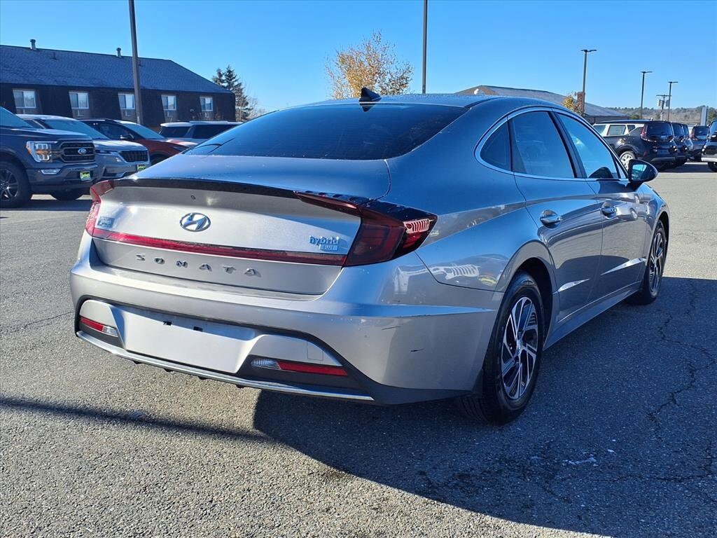 2021 Hyundai Sonata Hybrid Blue photo 4