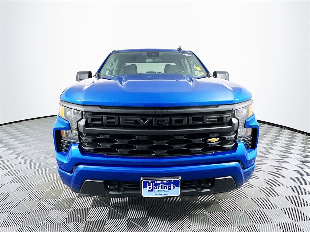 Certified 2023 Chevrolet Silverado 1500 Custom with VIN 3GCPDBEK9PG166368 for sale in Bangor, ME