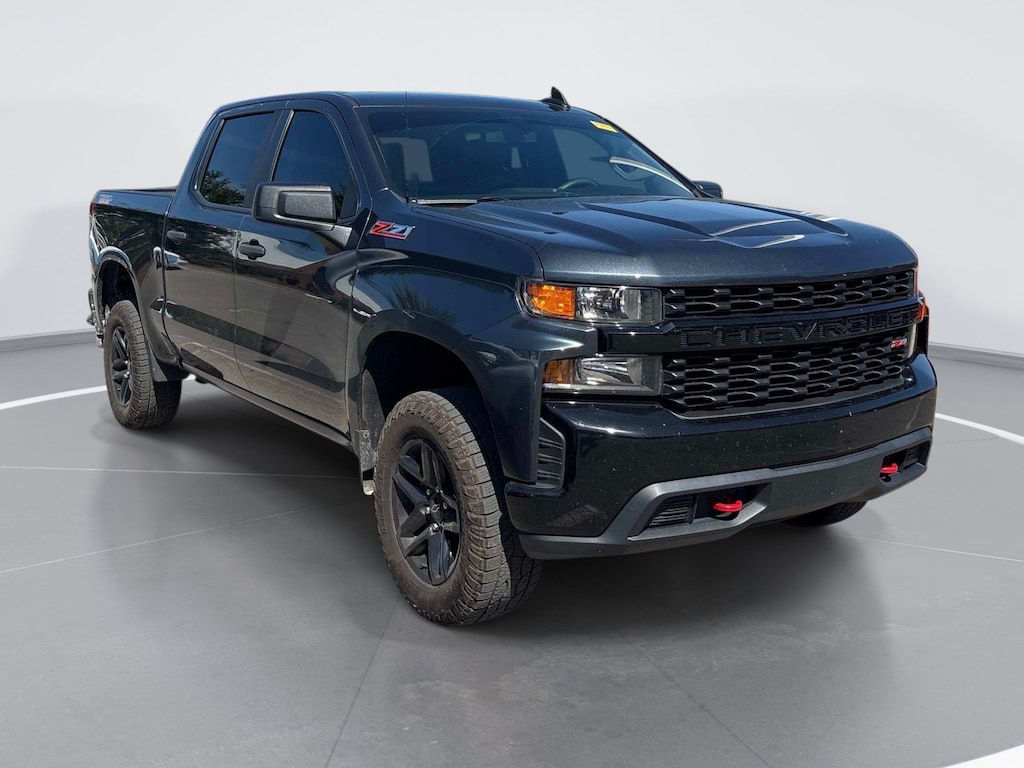 Used 2021 Chevrolet Silverado 1500 Custom Trail Boss Truck Crew Cab