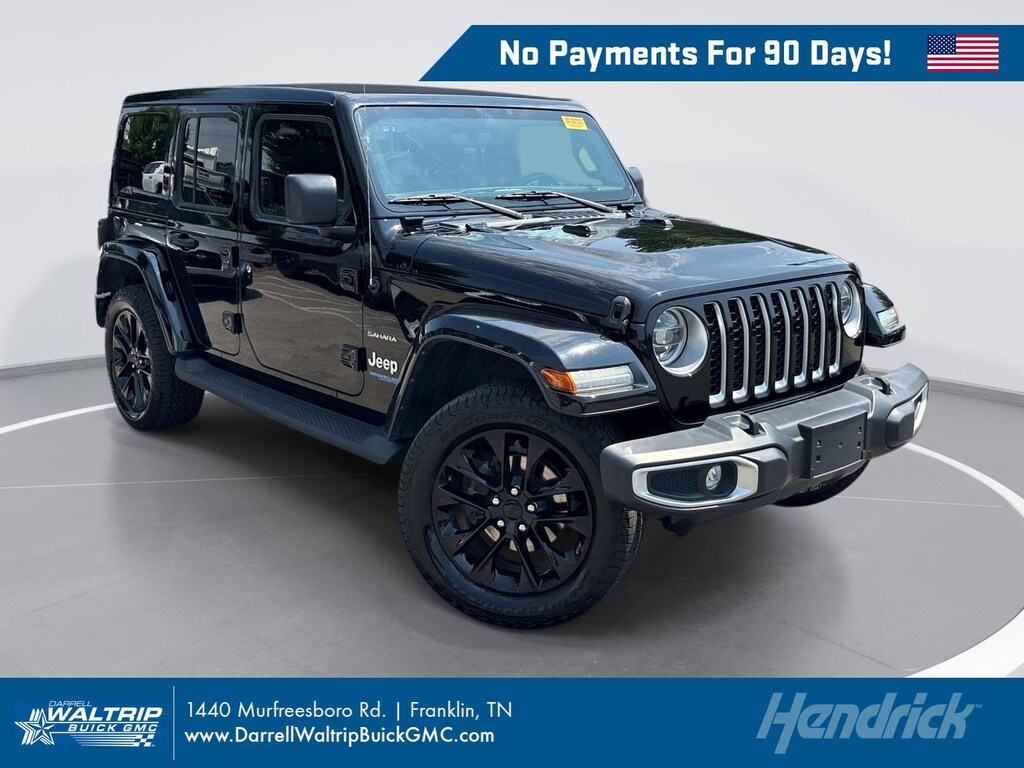 Used 2021 Jeep Wrangler 4xe Unlimited Sahara 4x4 SUV