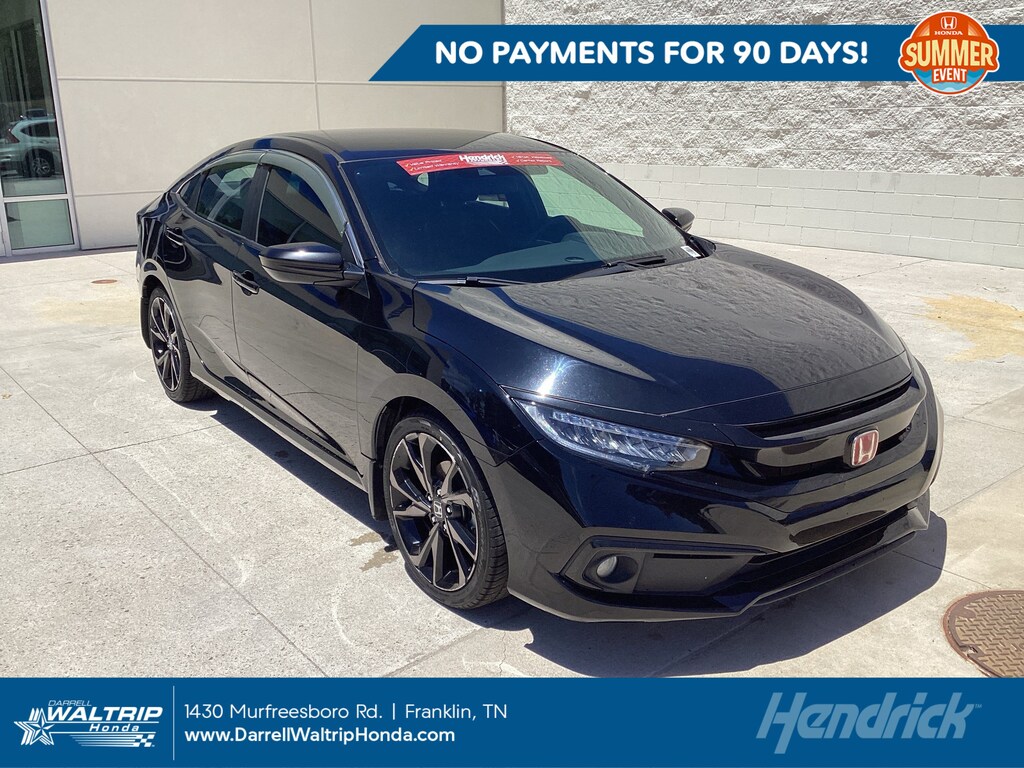 Certified 2019 Honda Civic Sport Sedan