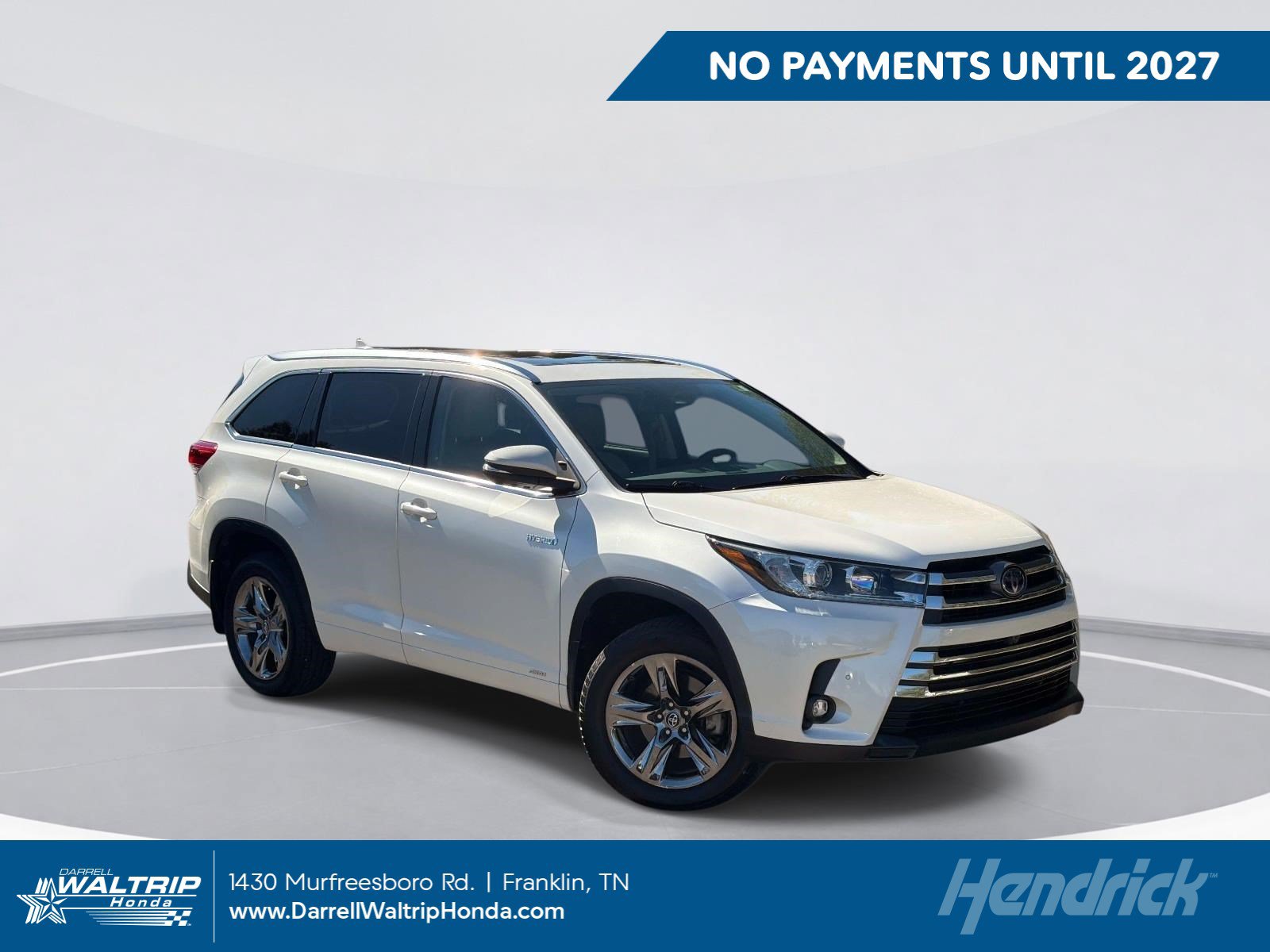 Used 2019 Toyota Highlander Hybrid Limited Platinum SUV