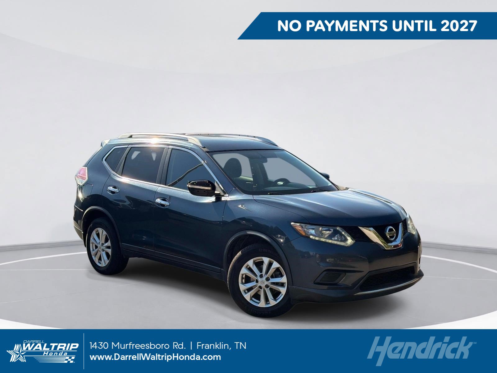 Used 2015 Nissan Rogue SV with VIN KNMAT2MT6FP535636 for sale in Franklin, TN