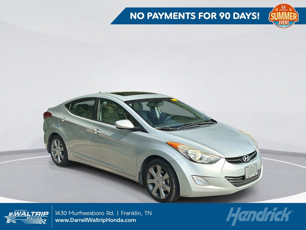 Used 2013 Hyundai Elantra Limited PZEV Sedan