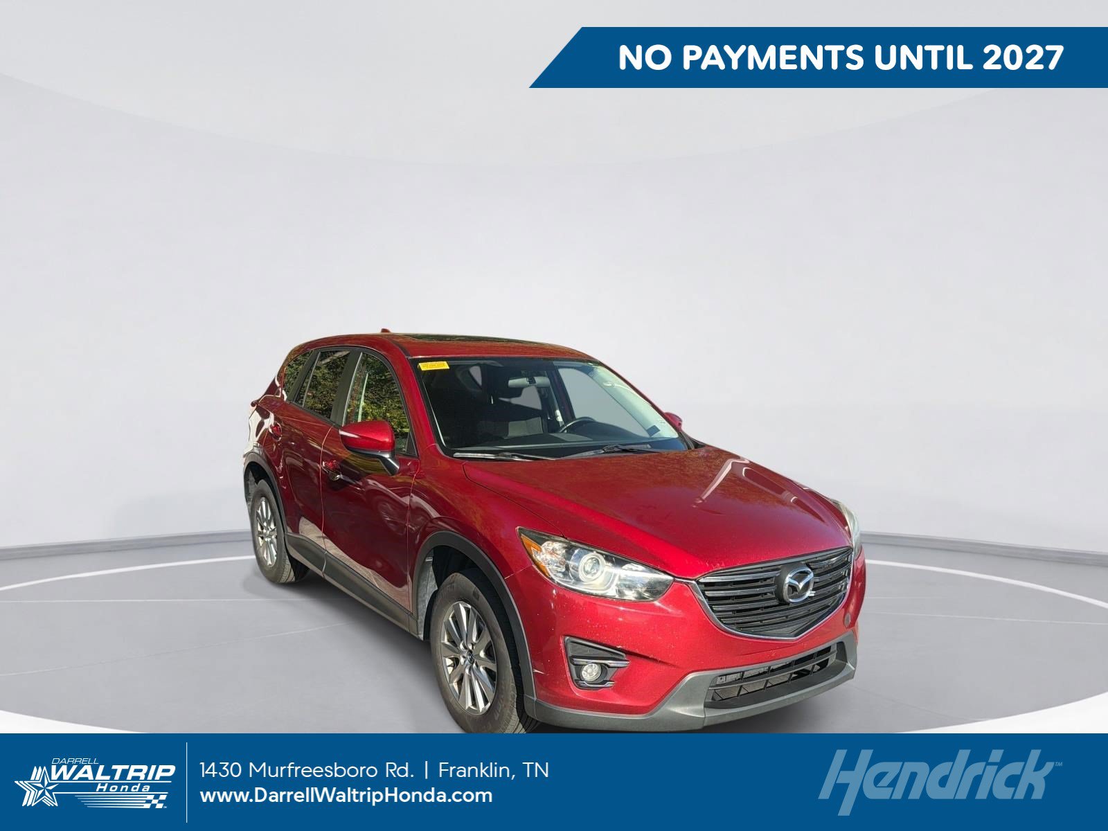 Used 2016 Mazda CX-5 Touring with VIN JM3KE2CY2G0827281 for sale in Franklin, TN