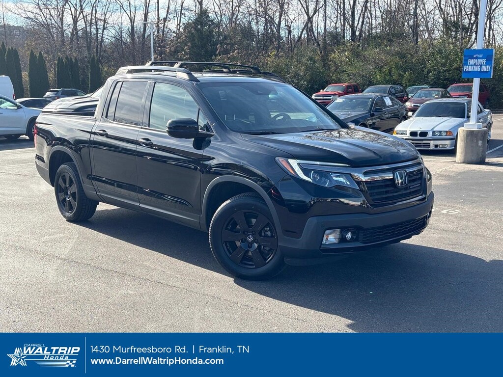 Certified 2020 Honda Ridgeline Black Edition Pickup