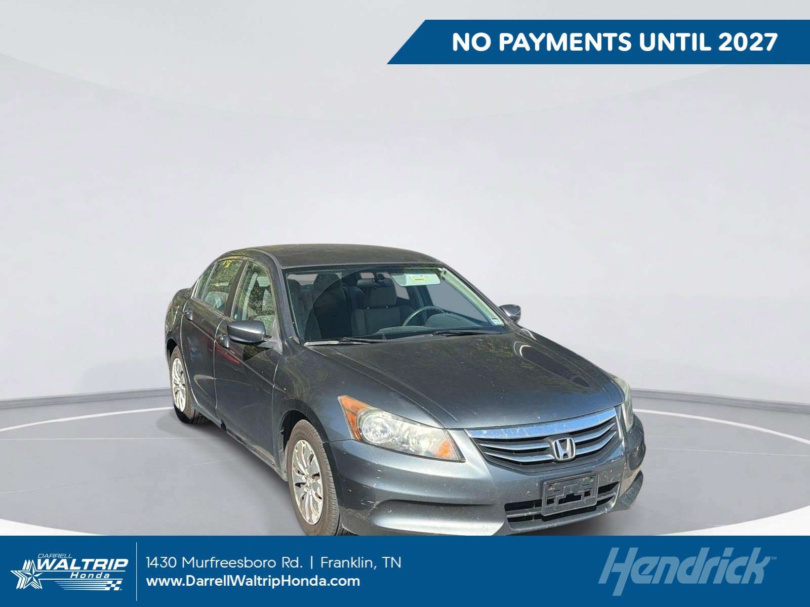 Used 2012 Honda Accord LX with VIN 1HGCP2F37CA020431 for sale in Franklin, TN